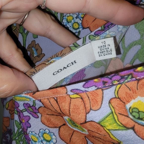 Coach floral print dress - Picture 8 of 15